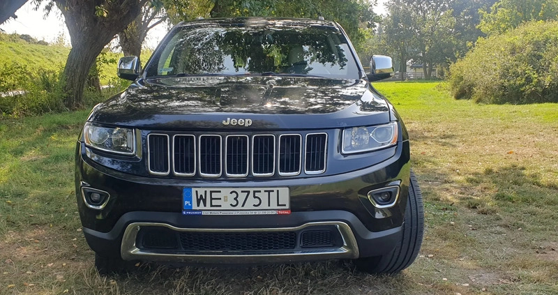 Jeep Grand Cherokee cena 78700 przebieg: 146670, rok produkcji 2014 z Warszawa małe 106